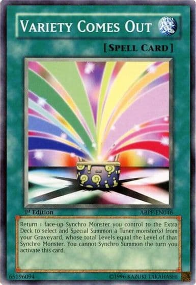 Variety Comes Out Absolute Powerforce Yu-Gi-Oh! card