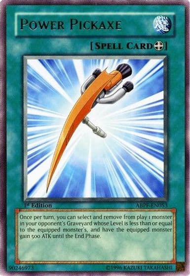Power Pickaxe Absolute Powerforce Yu-Gi-Oh! card