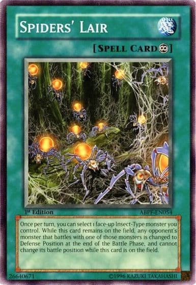 Spiders Lair Absolute Powerforce Yu-Gi-Oh! card
