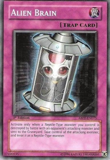 Alien Brain Absolute Powerforce Yu-Gi-Oh! card