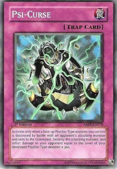 Psi Curse Absolute Powerforce Yu-Gi-Oh! card