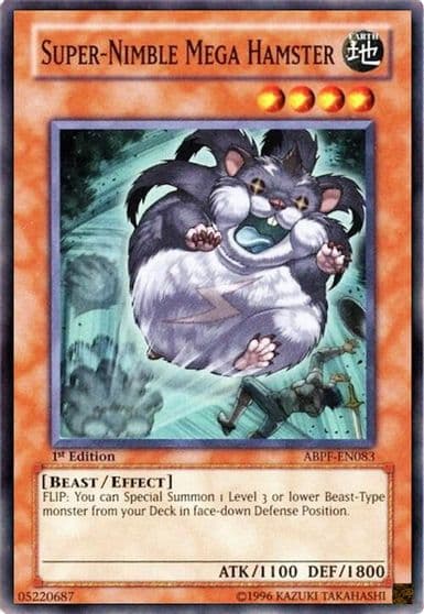 Super Nimble Mega Hamster Absolute Powerforce Yu-Gi-Oh! card