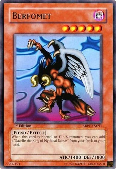Berfomet Absolute Powerforce Yu-Gi-Oh! card