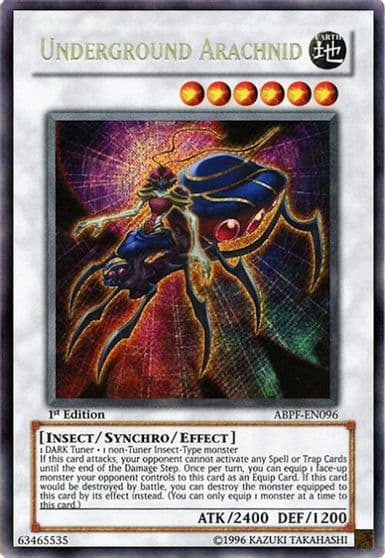 Underground Arachnid Absolute Powerforce Yu-Gi-Oh! card
