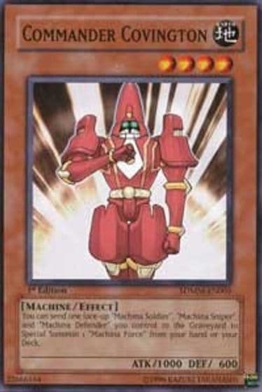 Commander Covington Structure Deck: Machina Mayhem Yu-Gi-Oh! card