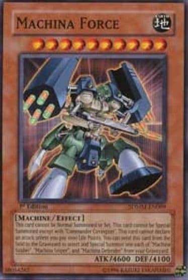 Machina Force Structure Deck: Machina Mayhem Yu-Gi-Oh! card