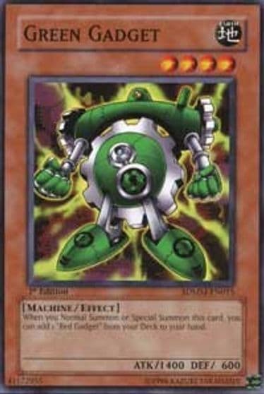 Green Gadget Structure Deck: Machina Mayhem Yu-Gi-Oh! card
