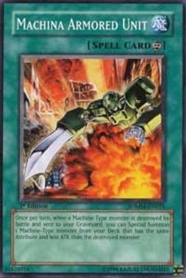 Machina Armored Unit Structure Deck: Machina Mayhem Yu-Gi-Oh! card