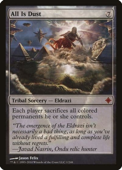 All Is Dust Rise of the Eldrazi Magic card