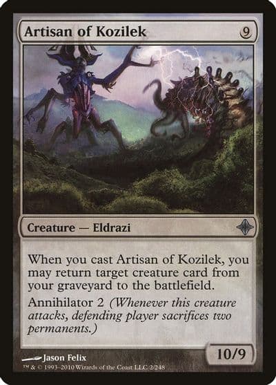 Artisan of Kozilek Rise of the Eldrazi Magic card