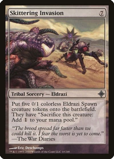Skittering Invasion Rise of the Eldrazi Magic card