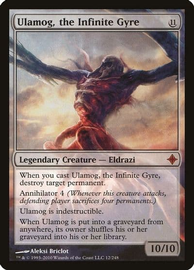 Ulamog the Infinite Gyre Rise of the Eldrazi Magic card