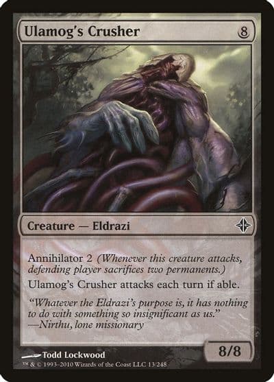 Ulamogs Crusher Rise of the Eldrazi Magic card