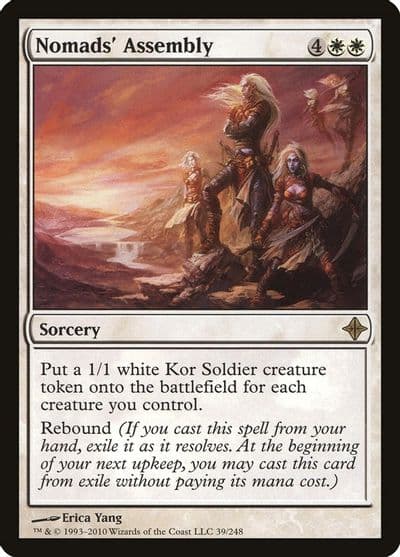 Nomads Assembly Rise of the Eldrazi Magic card