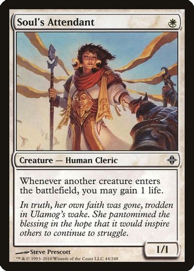 Souls Attendant Rise of the Eldrazi Magic card