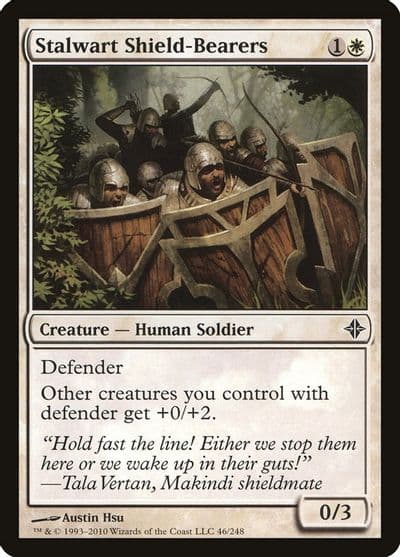 Stalwart Shield Bearers Rise of the Eldrazi Magic card