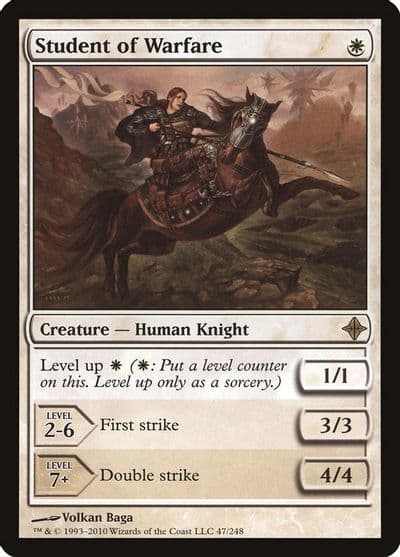 Student of Warfare Rise of the Eldrazi Magic card