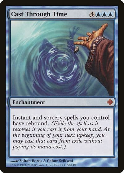 Cast Through Time Rise of the Eldrazi Magic card