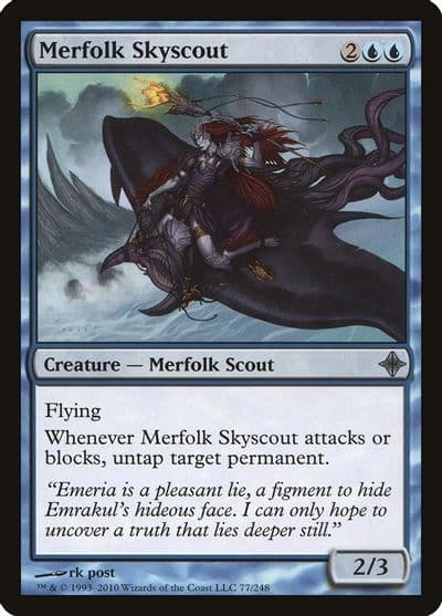 Merfolk Skyscout Rise of the Eldrazi Magic card