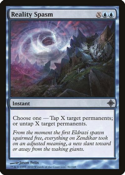 Reality Spasm Rise of the Eldrazi Magic card