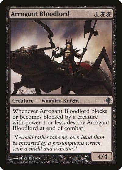 Arrogant Bloodlord Rise of the Eldrazi Magic card