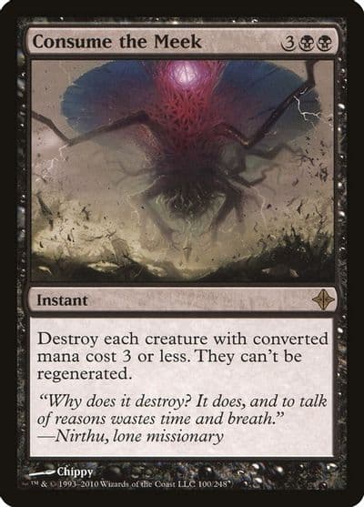 Consume the Meek Rise of the Eldrazi Magic card