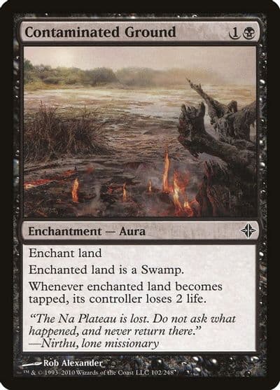 Contaminated Ground Rise of the Eldrazi Magic card