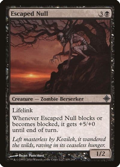 Escaped Null Rise of the Eldrazi Magic card