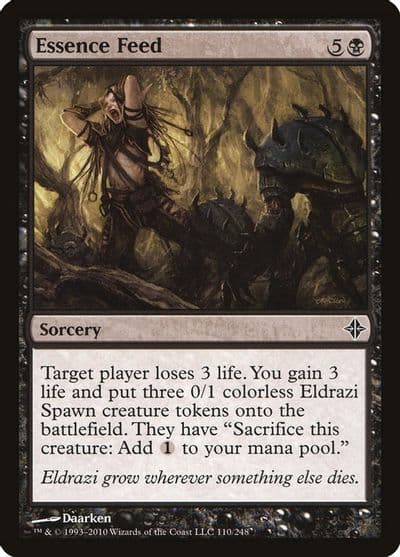 Essence Feed Rise of the Eldrazi Magic card