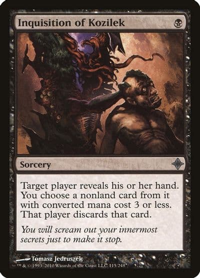 Inquisition of Kozilek Rise of the Eldrazi Magic card