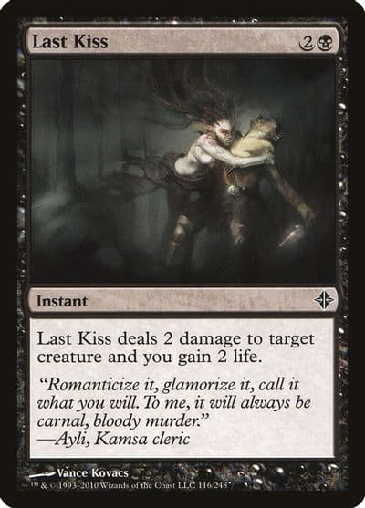 Last Kiss Rise of the Eldrazi Magic card