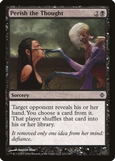 Perish the Thought Rise of the Eldrazi Magic card