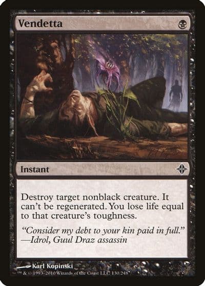 Vendetta Rise of the Eldrazi Magic card