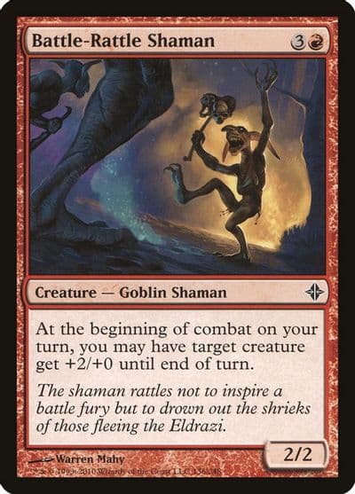 Battle Rattle Shaman Rise of the Eldrazi Magic card