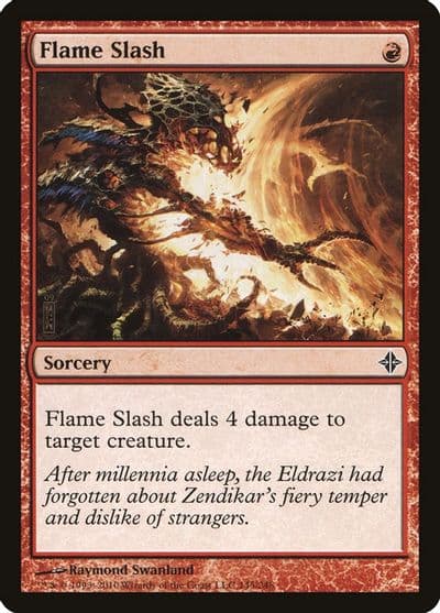 Flame Slash Rise of the Eldrazi Magic card