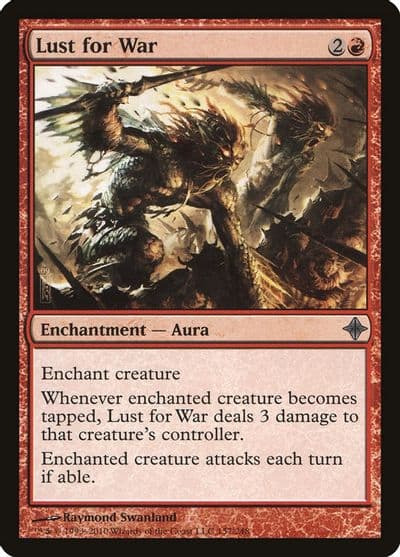 Lust for War Rise of the Eldrazi Magic card