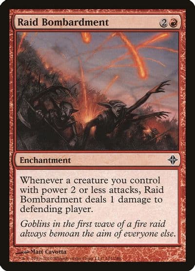 Raid Bombardment Rise of the Eldrazi Magic card