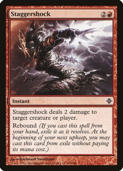 Staggershock Rise of the Eldrazi Magic card