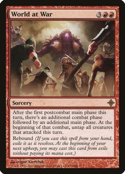 World at War Rise of the Eldrazi Magic card