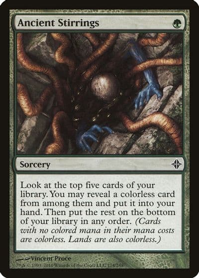 Ancient Stirrings Rise of the Eldrazi Magic card