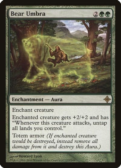 Bear Umbra Rise of the Eldrazi Magic card