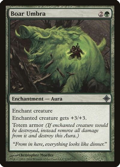 Boar Umbra Rise of the Eldrazi Magic card