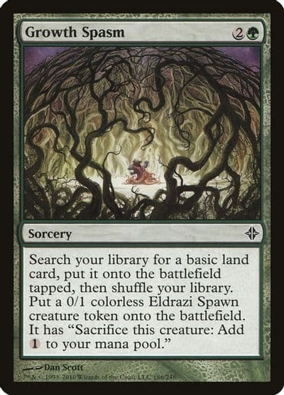 Growth Spasm Rise of the Eldrazi Magic card