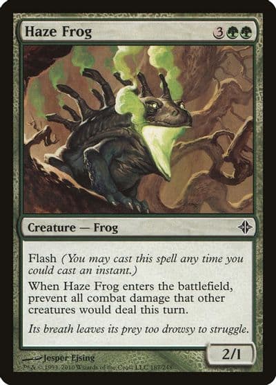 Haze Frog Rise of the Eldrazi Magic card