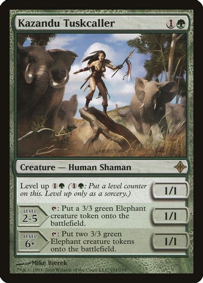Kazandu Tuskcaller Rise of the Eldrazi Magic card