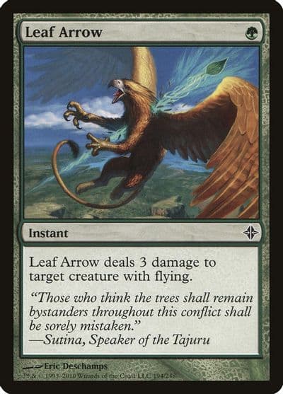 Leaf Arrow Rise of the Eldrazi Magic card