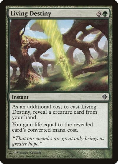 Living Destiny Rise of the Eldrazi Magic card