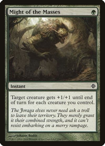 Might of the Masses Rise of the Eldrazi Magic card