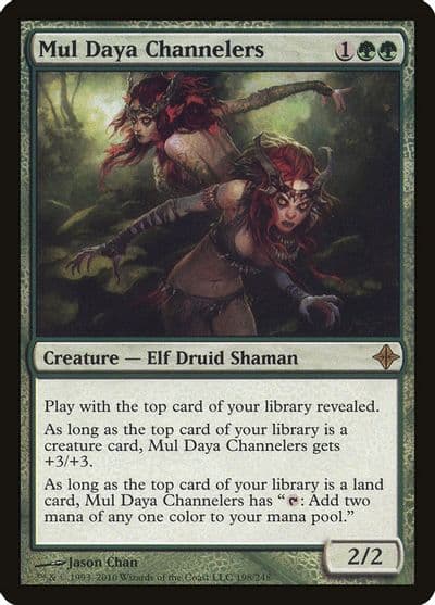 Mul Daya Channelers Rise of the Eldrazi Magic card
