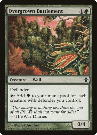 Overgrown Battlement Rise of the Eldrazi Magic card